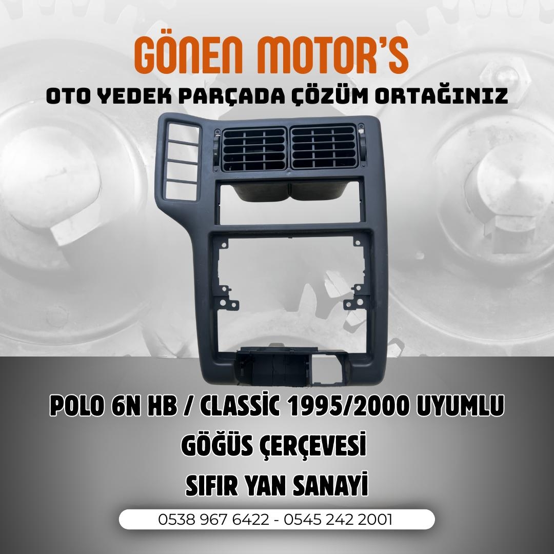 081 - 6N1 858 069 Polo 6N – Polo Classic Göğüs Çerçevesi | Torpido Orta Konsol Çerçevesi